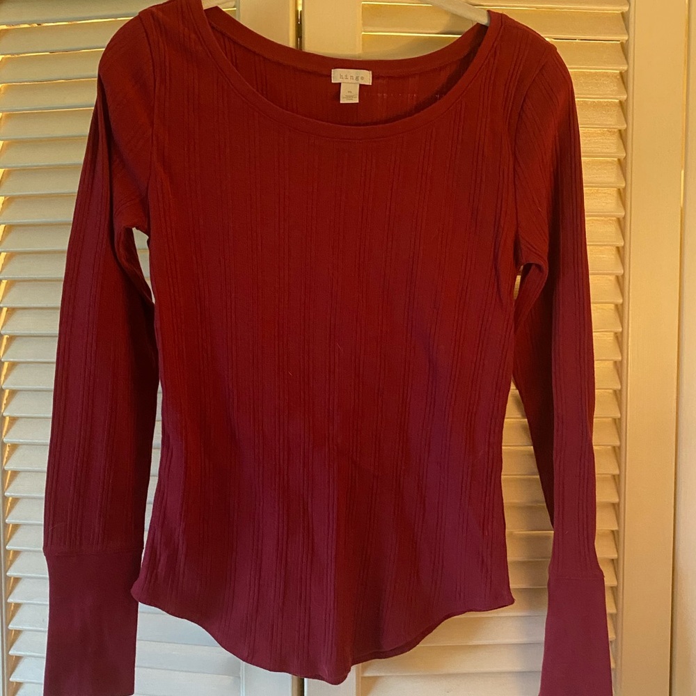 Hinge - Red, long sleeved - size Medium t-shirt